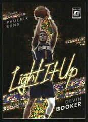 Devin Booker [Holo Fast Break] Basketball Cards 2021 Panini Donruss Optic Light It Up Prices