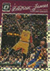 LeBron James [Checkerboard] #15 Basketball Cards 2016 Panini Donruss Optic Prices
