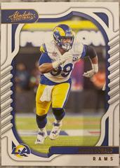 Aaron Donald [Spectrum Gold] #36 Football Cards 2022 Panini Absolute Prices