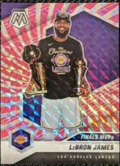LeBron James [Pink Swirl] Basketball Cards 2020 Panini Mosaic Prices