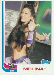 Melina #61 Wrestling Cards 2007 Topps Heritage III WWE Prices