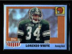 Lorenzo White [Chrome Refractor] #66 Football Cards 2005 Topps All American Prices