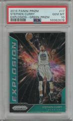 Stephen Curry [Green Prizm] #17 Basketball Cards 2016 Panini Prizm Explosion Prices