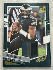 Jalen Hurts [Prime] #DTH-JHU Football Cards 2023 Panini Donruss Threads Prices