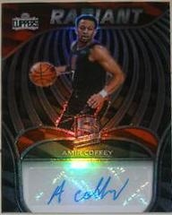 Amir Coffey Basketball Cards 2021 Panini Spectra Radiant Signatures Prices
