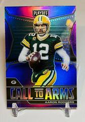 Aaron Rodgers [Purple] #CA-ARO Football Cards 2021 Panini Playoff Call to Arms Prices