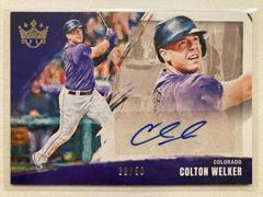Colton Welker Baseball Cards 2022 Panini Diamond Kings DK Signatures Prices