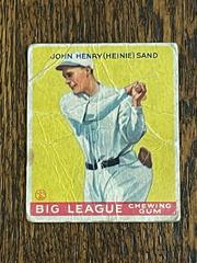 John Sand Baseball Cards 1934 World Wide Gum Prices