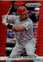 Albert Pujols [Red Prizm] Baseball Cards 2013 Panini Prizm Prices