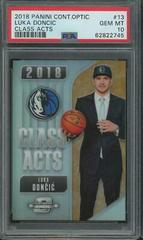 Luka Doncic #13 Basketball Cards 2018 Panini Contenders Optic Class Acts Prices
