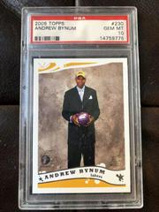 Andrew Bynum Basketball Cards 2005 Topps Prices
