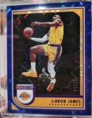 LeBron James [Blue Explosion] Basketball Cards 2022 Panini Hoops Prices