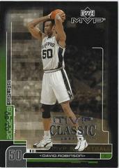David Robinson #158 Basketball Cards 2002 Upper Deck MVP Prices