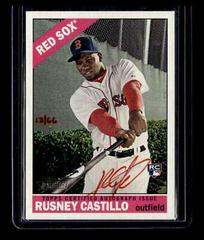 Rusney Castillo [Red Jersey Red Ink] #RCA Baseball Cards 2015 Topps Heritage Real One Autographs Prices