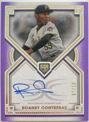 Roansy Contreras [Purple] #DRA-RCO2 Baseball Cards 2022 Topps Definitive Rookie Autographs Prices