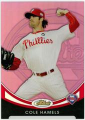 Cole Hamels [Refractor] Baseball Cards 2010 Finest Prices
