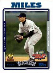 Aaron Miles #102 Baseball Cards 2005 Topps Opening Day Prices