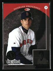 Carl Pavano #162 Baseball Cards 1998 Donruss Preferred Prices