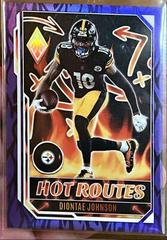 Diontae Johnson [Purple] #HR-15 Football Cards 2022 Panini Phoenix Hot Routes Prices