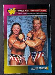 Allied Powers [Arms of Power Luger & Bulldog] Wrestling Cards 1995 WWF Magazine Prices