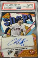 Alex Bregman [Orange] #OSA-AB Baseball Cards 2023 Topps Pristine Oh Snap Autographs Prices