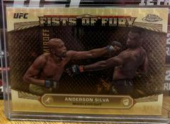 Anderson Silva [Superfractor] #FOF-12 Ufc Cards 2024 Topps Chrome UFC Fists of Fury Prices
