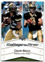 Drew Brees Football Cards 2007 Upper Deck College to Pros Prices