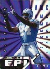 Herman Moore [Game Purple] #E8 Football Cards 1997 Pinnacle Epix Prices