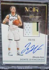 Donte DiVincenzo [Patch Autograph Tag] Basketball Cards 2018 Panini Noir Prices