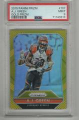 A.J. Green [Gold Prizm] #197 Football Cards 2015 Panini Prizm Prices