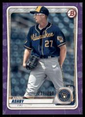 Aaron Ashby [Purple] #BD-186 Baseball Cards 2020 Bowman Draft Prices
