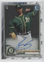 Jesus Luzardo [Yellow Refractor] Baseball Cards 2020 Bowman Chrome Rookie Autographs Prices