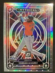 Yordan Alvarez [Holo] Baseball Cards 2022 Panini Donruss Optic Mythical Prices