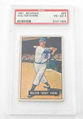 Walter Evers #23 Baseball Cards 1951 Bowman Prices