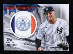 Aaron Judge Baseball Cards 2022 Topps City Flag Patch Relics Prices