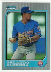 Orlando Cabrera [Refractor] Baseball Cards 1997 Bowman Chrome Prices