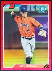 Alex Bregman [Red] #92B-AB Baseball Cards 2017 Bowman 1992 Chrome Prices