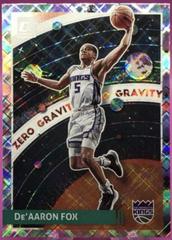 De'Aaron Fox [Diamond] #3 Basketball Cards 2023 Panini Donruss Zero Gravity Prices