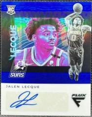 Jalen Lecque [Blue] Basketball Cards 2019 Panini Chronicles Flux Rookie Autographs Prices