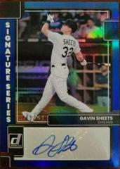 Gavin Sheets [Blue] Baseball Cards 2022 Panini Donruss Signature Series Prices