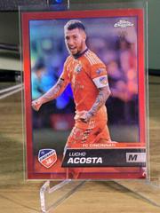 Lucho Acosta [Red] #122 Soccer Cards 2023 Topps Chrome MLS Prices