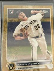 Aaron Ashby [Gold] #91 Baseball Cards 2022 Topps Chrome Logofractor Prices