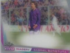 Gabriel Batistuta [Gray] #VI-GB1 Soccer Cards 2022 Leaf Vivid Imagery Prices