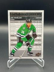 Joe Pavelski #SB-13 Hockey Cards 2023 Upper Deck Stat Box Fillers Prices