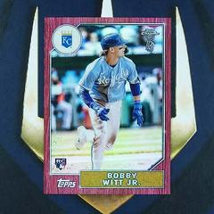 Bobby Witt Jr. [Ben Baller Red] #87BC-23 Baseball Cards 2022 Topps Chrome 1987 Prices