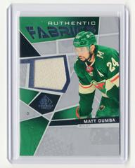 Matt Dumba #AF-MD Hockey Cards 2021 SP Game Used Authentic Fabrics Prices