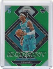 Kai Jones [Green Prizm] Basketball Cards 2021 Panini Prizm Emergent Prices