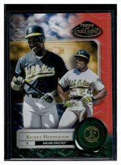 Rickey Henderson [Class 3 Red] #35 Baseball Cards 2022 Topps Gold Label Prices