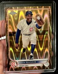 Ernie Banks [RayWave Gold] #8 Baseball Cards 2022 Topps Gilded Collection Prices