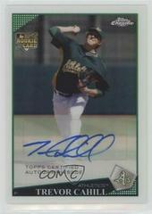 Trevor Cahill [Autograph Refractor] #224 Baseball Cards 2009 Topps Chrome Prices